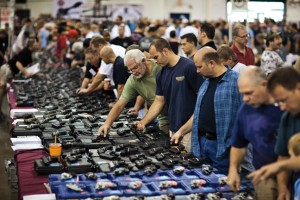 Shoppers Attend Gun Show in Chantilly Virginia